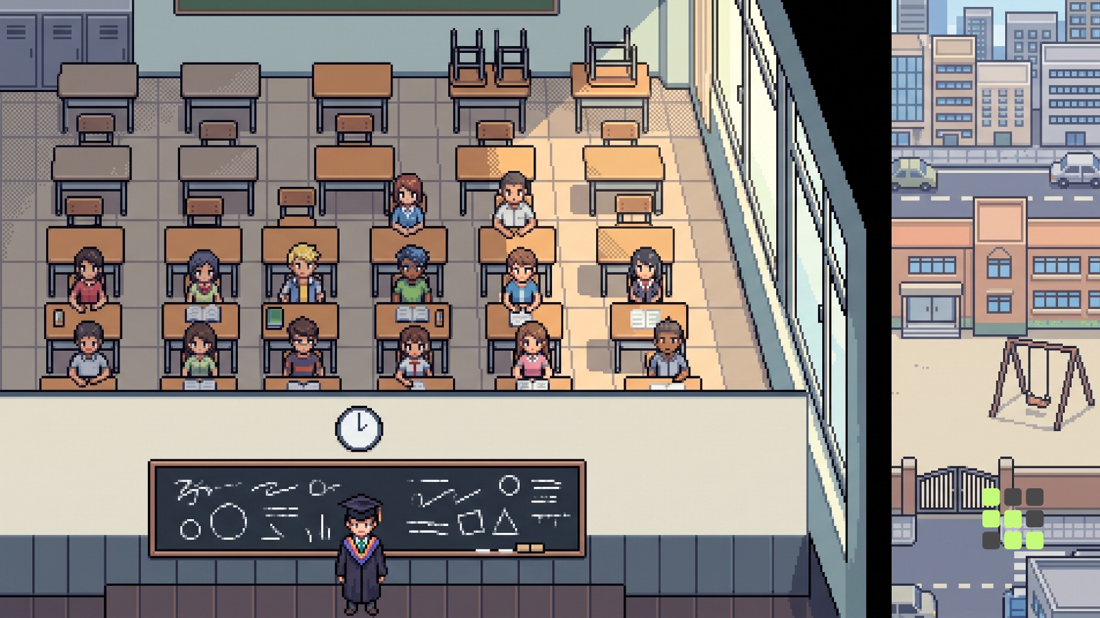 phd glut high school clock